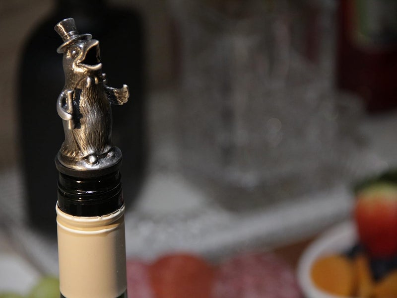 Happy Hour Whimsical Penguin Wine Pourer - Stopper, Aerator, and Perfect Pourer - Image 1